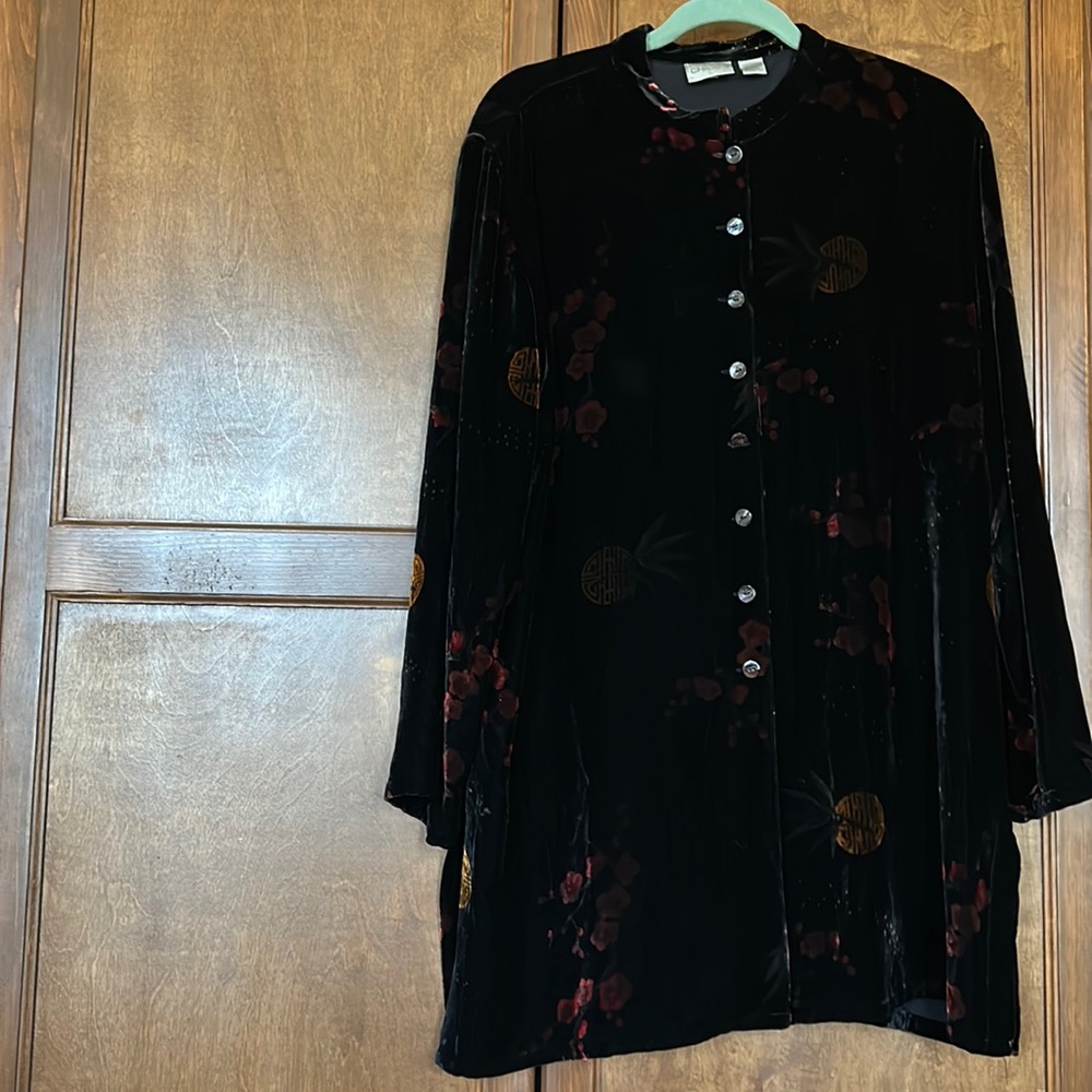 Chico’s Blouse/Duster Size Chico 3